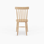 Burford 6 Seat Extending Dining Set with Spindleback Dining and Armchairs in Natural Oak