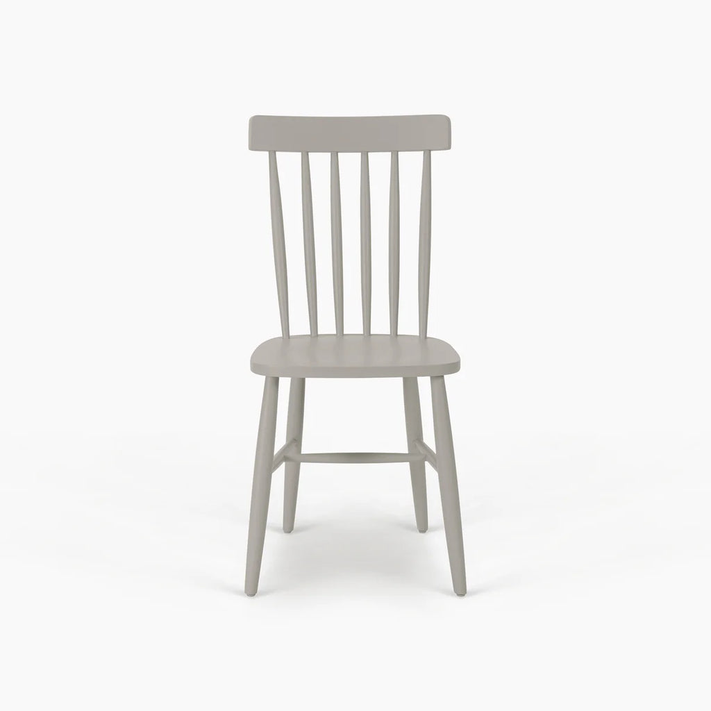 Burford 6 Seat Extending Dining Set with Spindleback Dining Chair in Pebble Grey