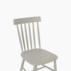 Burford 6 Seat Extending Dining Set with Spindleback Dining Chair in Pebble Grey