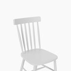 Burford 8 Seat Extending Dining Set with Spindleback Dining Chair in Warm White