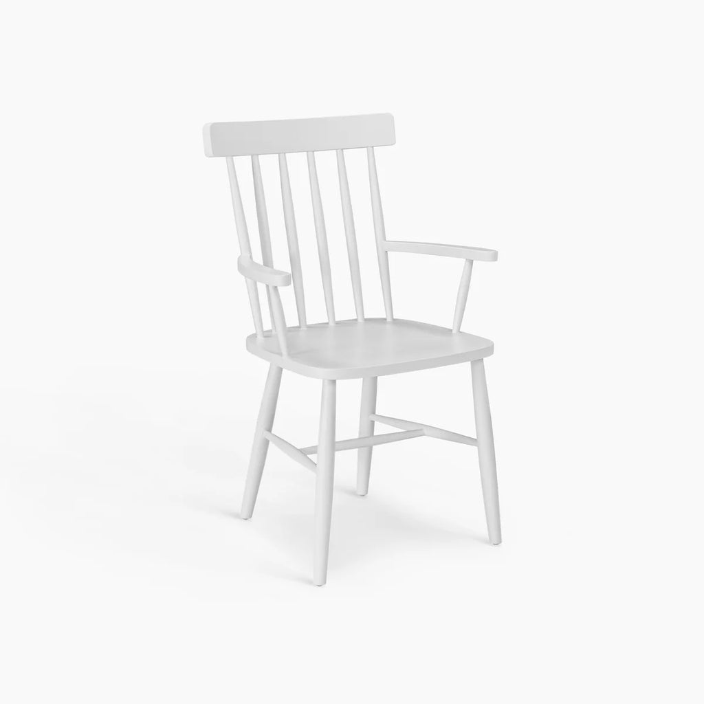 Burford 8 Seat Extending Dining Set with Spindleback Dining and Armchairs in Warm White