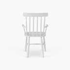 Burford 8 Seat Extending Dining Set with Spindleback Dining and Armchairs in Warm White