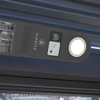 PergoSTET Motorized Wall & Ceiling Mount Smart Pergola Heater with Integrated LED Light (1500W)