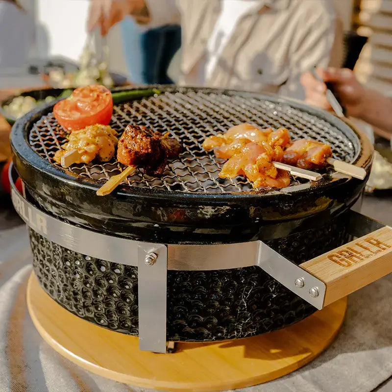 GRLLR Tokyo Shichirin Table Grill BBQ in 3 Colours