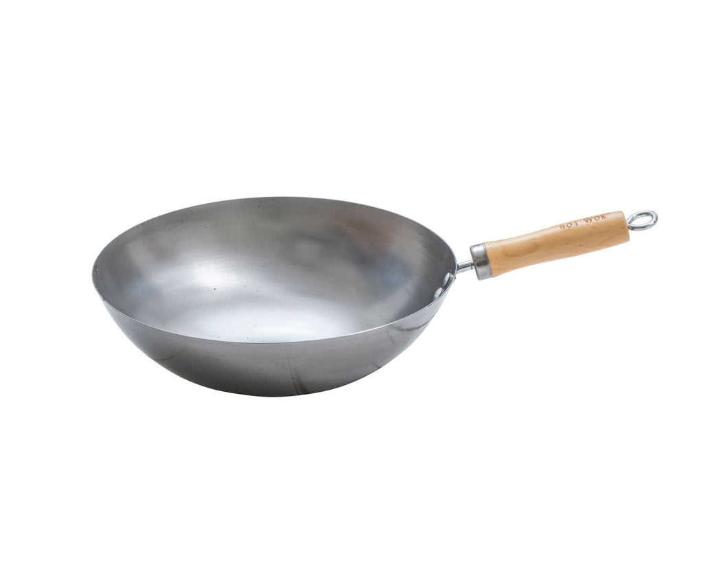 HOT WOK Carbon Steel Wok Pan | Heavy-Duty Round-Bottom Asian Stir-Fry Wok