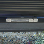 PergoSTET Motorized Wall & Ceiling Mount Smart Pergola Heater with Integrated LED Light (1500W)