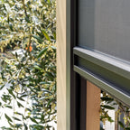 PergoSTET Plus 3m x 4m Rectangular Pergola with 3 Manual Side Blinds and LED Lighting in Wood Effect