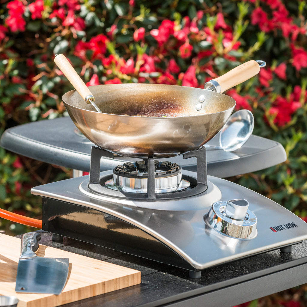 HOT WOK Silver Line 4.5kW Indoor & Outdoor Cast Iron Gas Burner