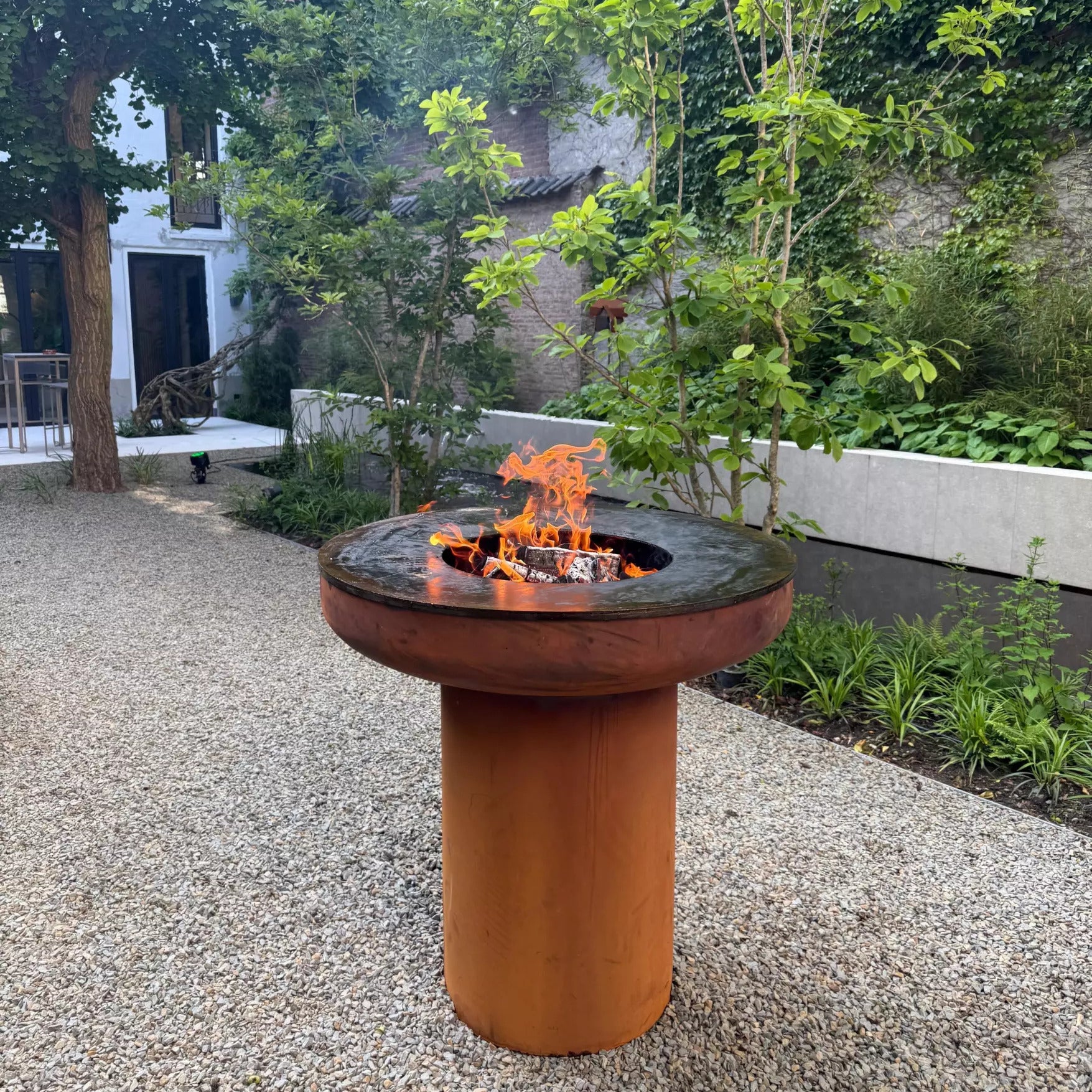 BonFeu BonBiza Corten XL BBQ Plancha Fire Pit