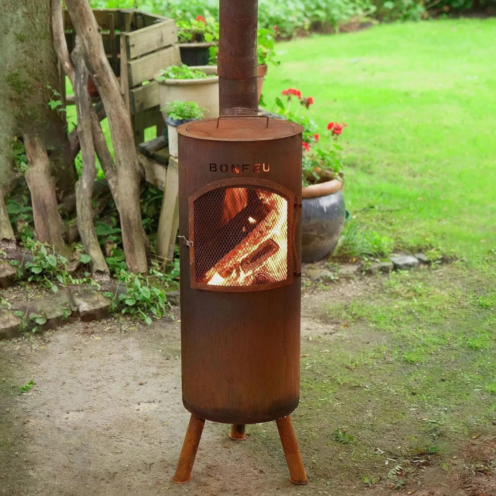 BonFeu BonGiano LP Outdoor Fireplace