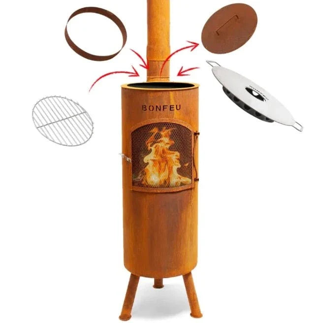 BonFeu BonGiano LP Outdoor Fireplace