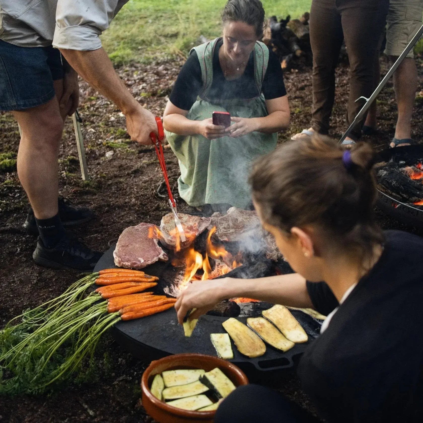 BonFeu Fire Pit Plancha Full Circle BBQ