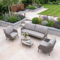 Capri 3 Seat Sofa Set in Stone Grey