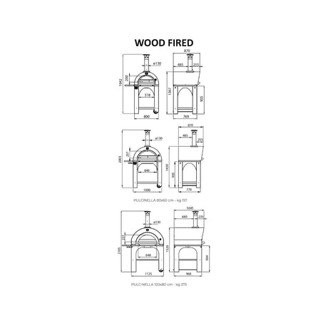 Clementi Standard Pizza Oven Stand