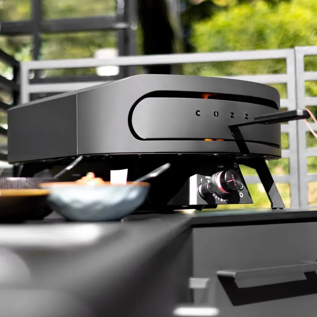 Cozze® 17″ Rotate Gas Pizza Oven Black Edition