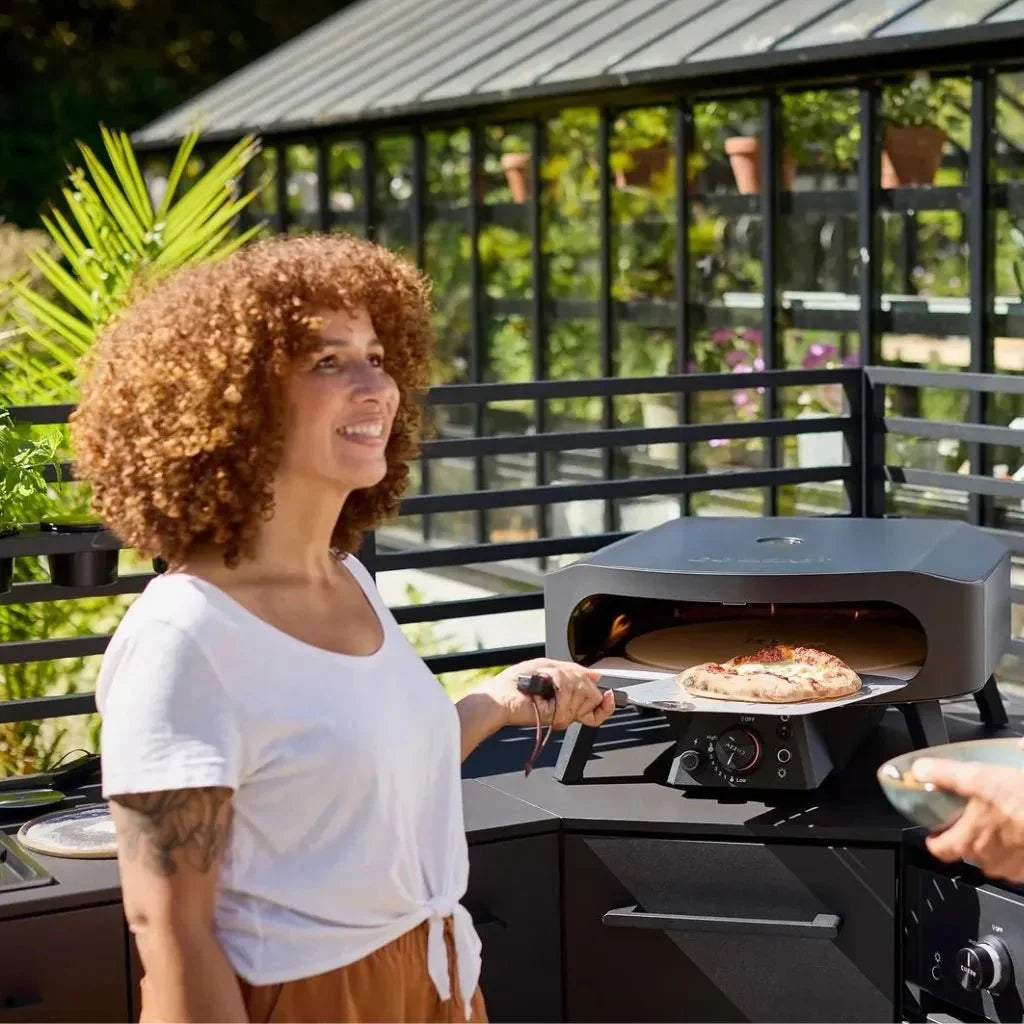 Cozze® 17″ Rotate Gas Pizza Oven Black Edition