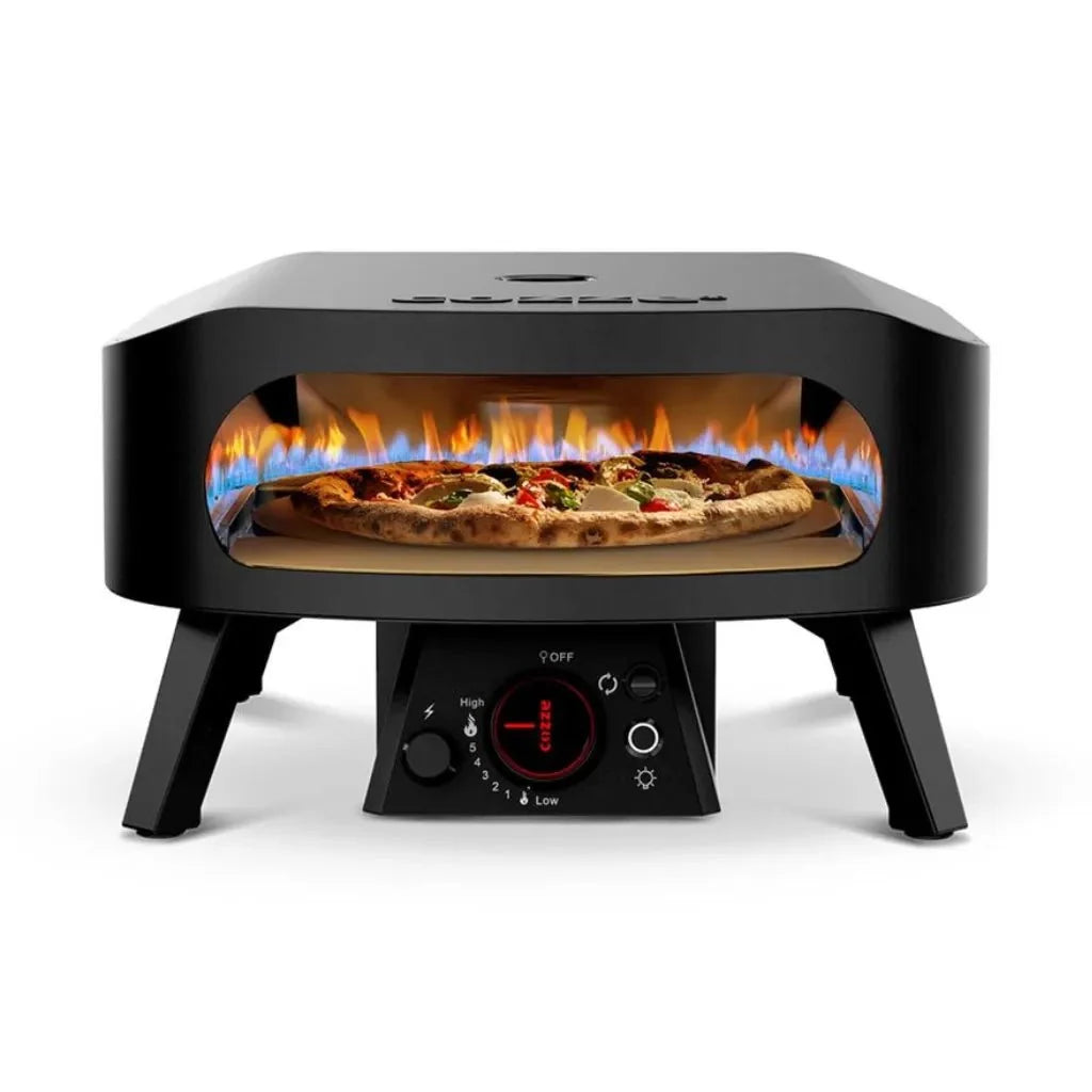Cozze® 17″ Rotate Gas Pizza Oven Black Edition