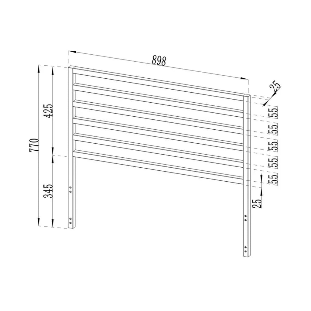 Cozze Back Grid Corner Outdoor Kitchen