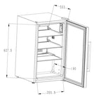 Cozze® Elements Outdoor Kitchen Fridge