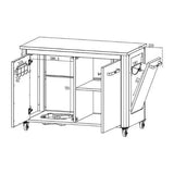 Cozze Outdoor Kitchen 120 Cabinet
