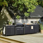 Cozze Outdoor Kitchen 90 With Sink And Tap