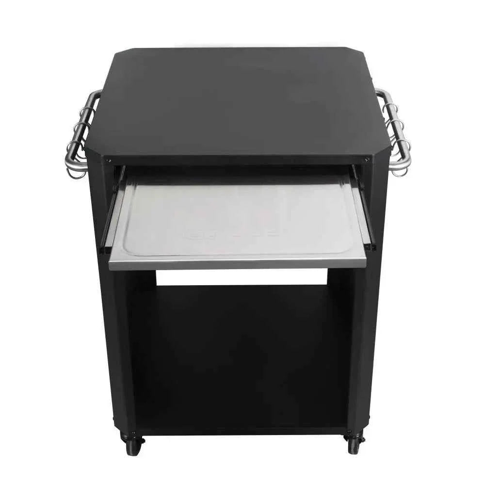 Cozze Outdoor Table with Stainless Steel Worktop & Cutting Board