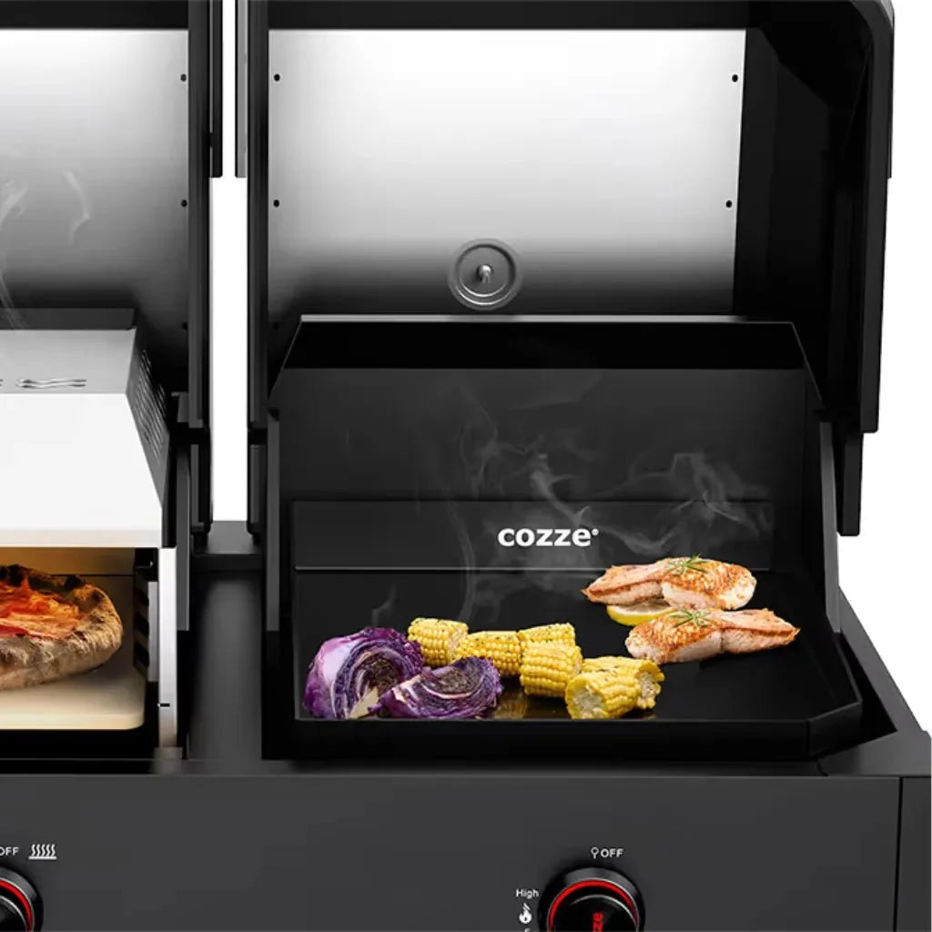 Cozze® Quattro 900 – 4‑in‑1 High‑Performance Outdoor Grill