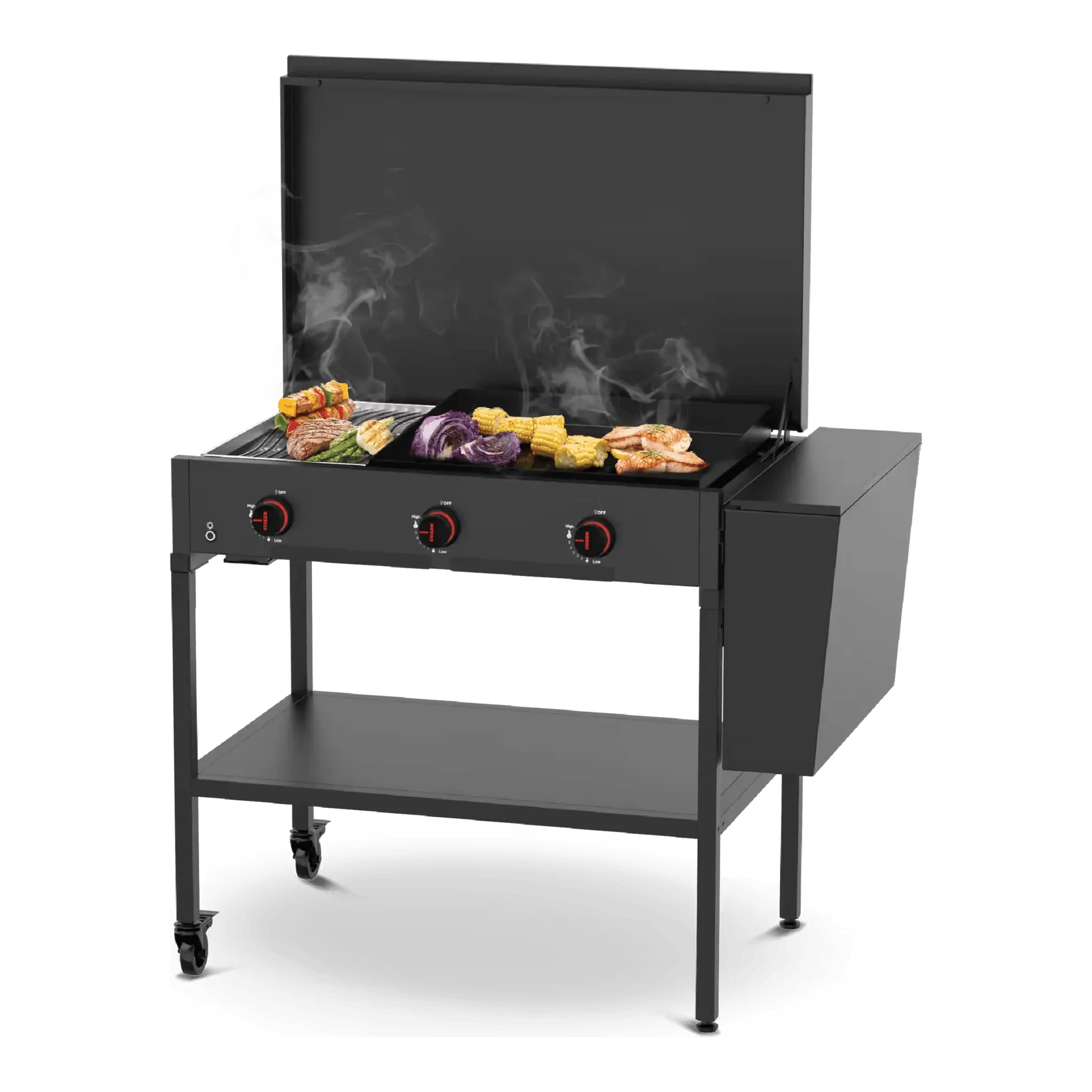 Cozze® Smash & Sear Grill 900 with Trolley Outdoor Kitchen