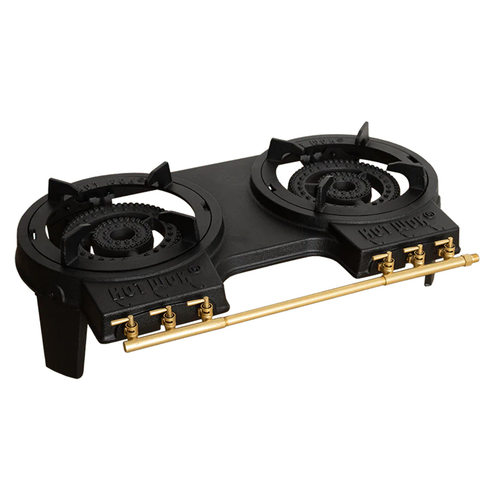 HOT WOK Double Gas Burner Stove