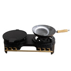 HOT WOK Double Gas Burner Stove