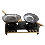 HOT WOK Double Gas Burner Stove