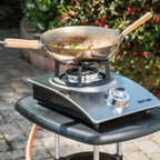 HOT WOK Silver Line 4.5kW Indoor & Outdoor Cast Iron Gas Burner