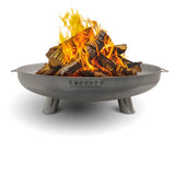 MOODZ Stainless Steel Fire Bowl With Feet And Handles