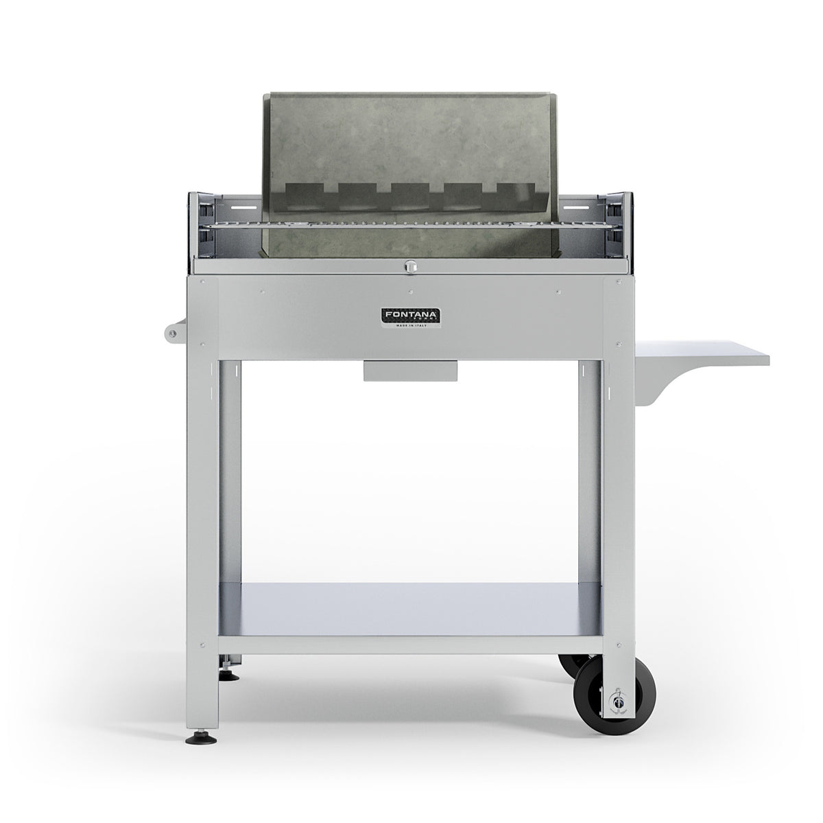 Fontana Tirreno Wood & Charcoal Barbecue with Rotisserie BBQ
