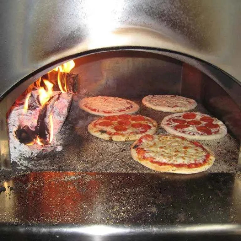 Fontana Margherita Wood-Fired Oven in Rosso