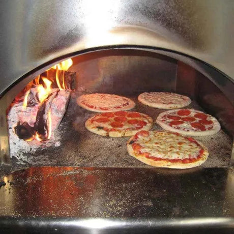 Fontana Margherita Wood-Fired Oven in Rosso