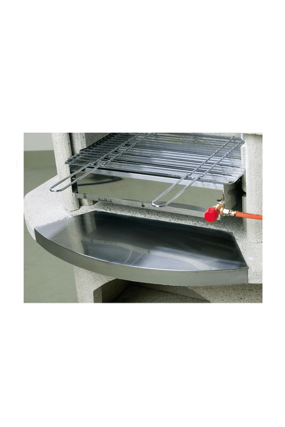 Buschbeck Stainless Steel Gas Burner Insert Masonry Barbecue