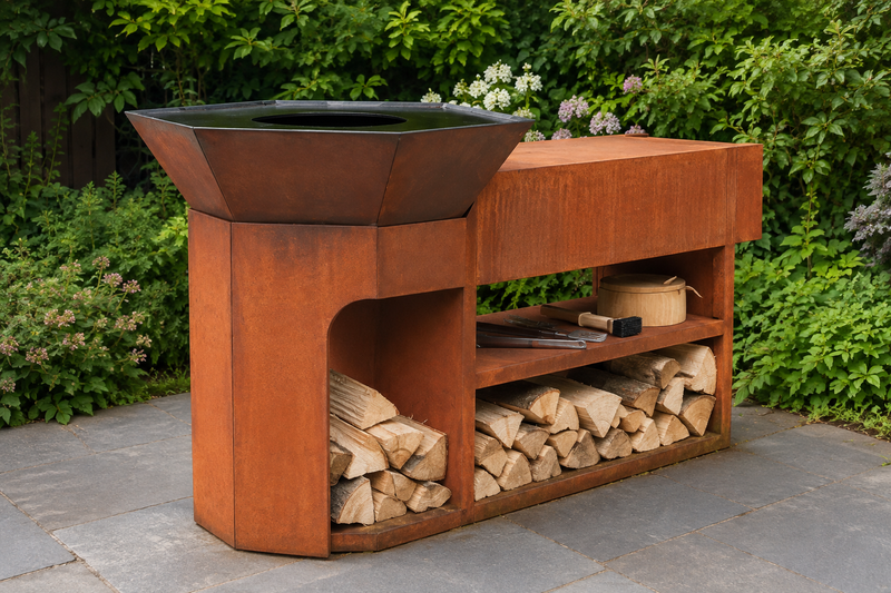 Wood and accessory storage