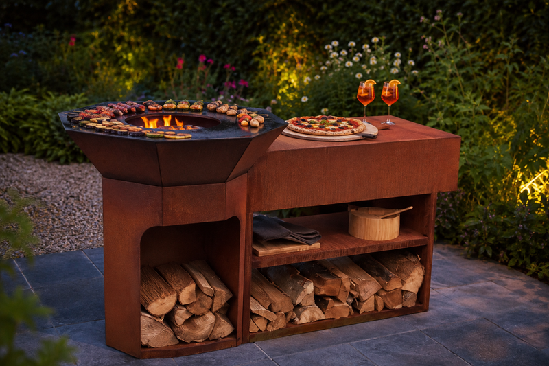 Barbecue, pizza or drinks
