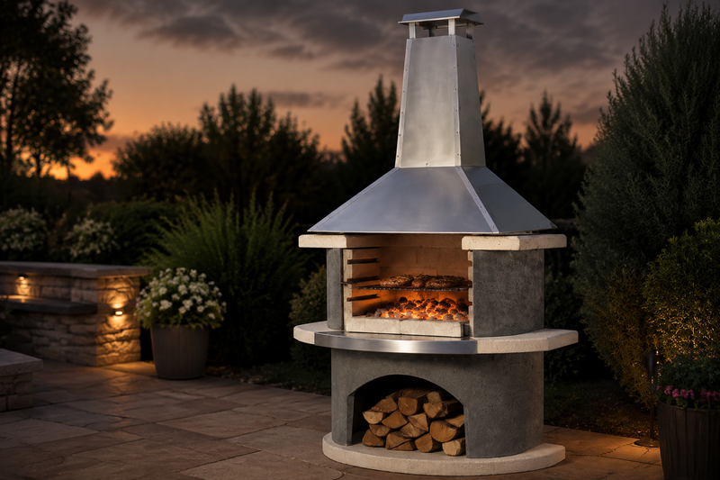 Double-skinned firebox