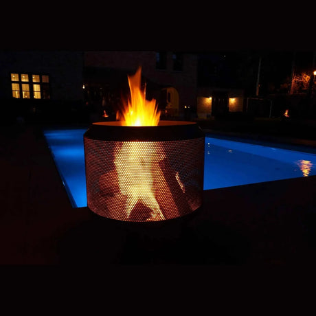 HEAT Fire Drum - Fire Basket with Grill