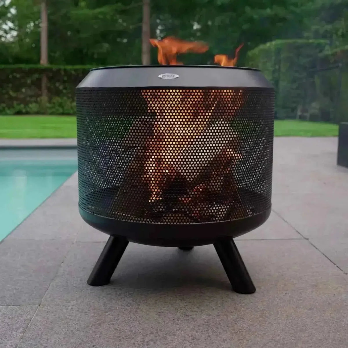 HEAT Fire Drum - Fire Basket with Grill