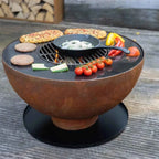 HEAT Gystad Fire Pit with Plancha Grill