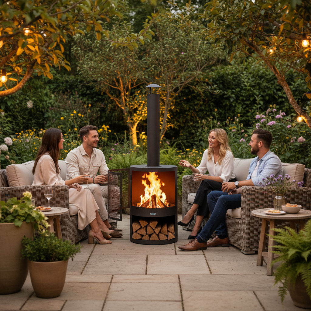 HEAT Hamar Outdoor Fireplace