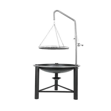 HEAT Pendal Fire Pit Bowl with Height Adjustable Grill