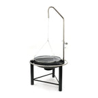 HEAT Pendal Fire Pit Bowl with Height Adjustable Grill