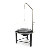 HEAT Pendal Fire Pit Bowl with Height Adjustable Grill