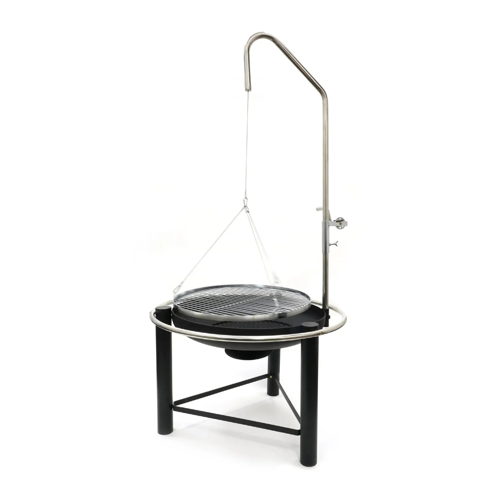 HEAT Pendal Fire Pit Bowl with Height Adjustable Grill
