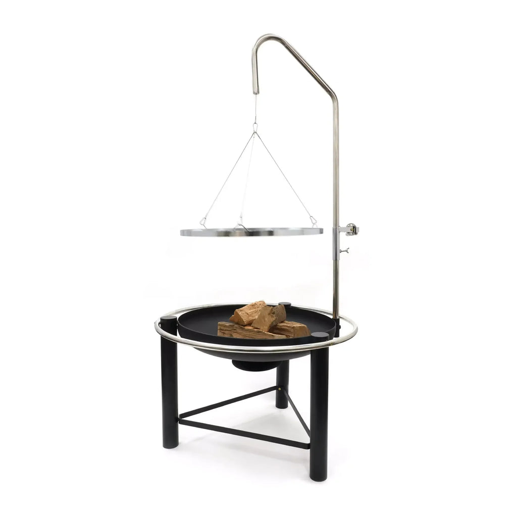 HEAT Pendal Fire Pit Bowl with Height Adjustable Grill