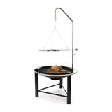 HEAT Pendal Fire Pit Bowl with Height Adjustable Grill